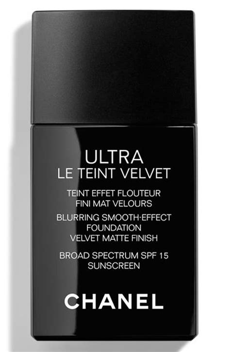 chanel fondotinta le teint velvet|ULTRA LE TEINT VELVET Blurring Smooth.